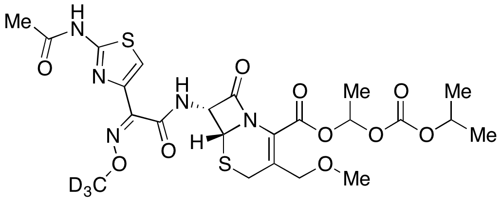 N-Acetyl Cefpodoxime Proxetil-d3 - Chemical structure and product image