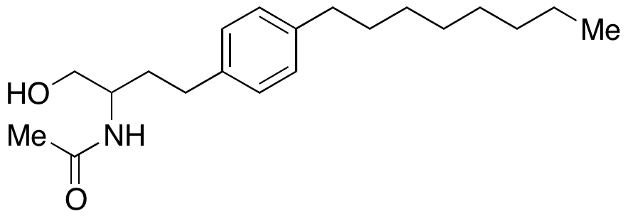 N-Acetyl Deshydroxymethyl Fingolimod - Chemical structure and product image