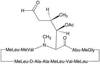 6-[(3R,4R)-3-(Acetyloxy)-N,4-dimethyl-6-oxo-L-norleucine] Cyclosporin A - Chemical structure and product image