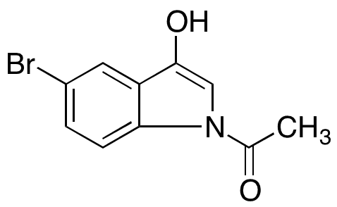 1-Acetyl-5-bromoindol-3-ol - Chemical structure and product image