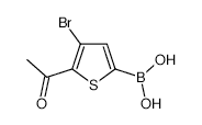5-Acetyl-4-bromothiophen-2-boronic acid - Chemical structure and product image