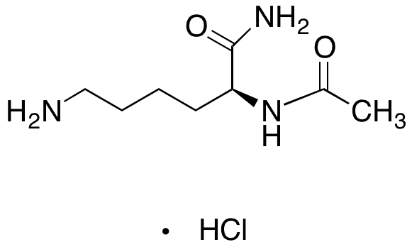 N-Acetyl-L-lysine Amide Hydrochloride - Chemical structure and product image