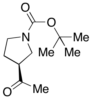 (S)-3-Acetyl-1-Boc-pyrrolidine - Chemical structure and product image