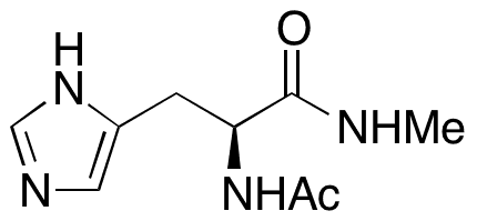 N-Acetyl-L-histidine Methylamide - Chemical structure and product image