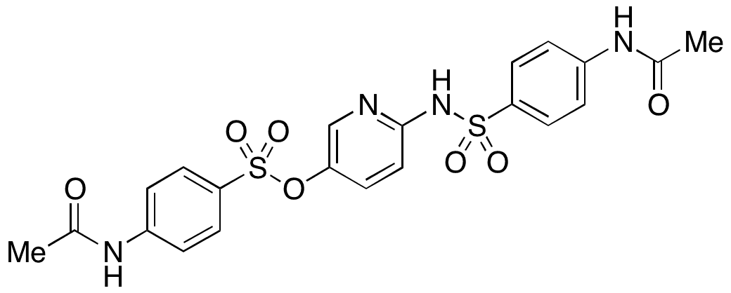 5-[4-(Acetylamino)benzenesulfonyloxy]sulfapyridine Acetate - Chemical structure and product image