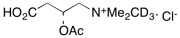 Acetyl L-Carnitine-d3 Hydrochloride - Chemical structure and product image