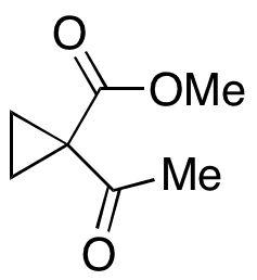 1-Acetylcyclopropanecarboxylic Acid Methyl Ester - Chemical structure and product image