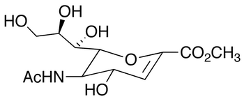 N-Acetyl-2,3-dehydro-2-deoxyneuraminic Acid Methyl Ester - Chemical structure and product image