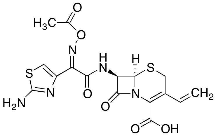 O-Acetyl Cefdinir - Chemical structure and product image