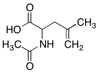 N-Acetyl-4,5-dehydro-DL-leucine - Chemical structure and product image