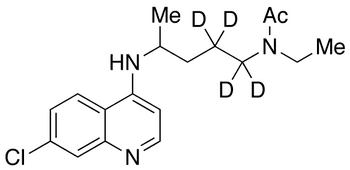 N-Acetyl Desethyl Chloroquine-d4 - Chemical structure and product image