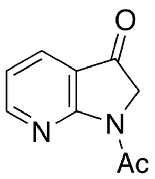 1-Acetyl-1,2-dihydro-3H-pyrrolo[2,3-b]pyridin-3-one - Chemical structure and product image