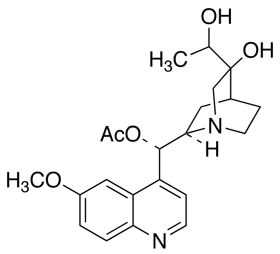 9-Acetyl-3,10-dihydroxyapoquinidine Methyl Ether - Chemical structure and product image