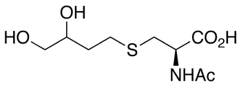 N-Acetyl-S-(3,4-dihydroxybutyl)-L-cysteine (Mixture of Diastereomers) - Chemical structure and product image