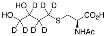 N-Acetyl-S-(3,4-dihydroxybutyl)-L-cysteine-d7 (Mixture of Diastereomers) - Chemical structure and product image