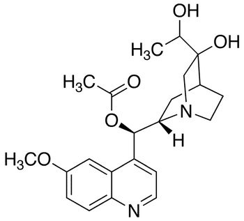 9-Acetyl-3,10-dihydroxy Hydroquinine - Chemical structure and product image