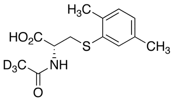 N-Acetyl-S-(2,5-dimethylbenzene)-L-cysteine-d3 - Chemical structure and product image