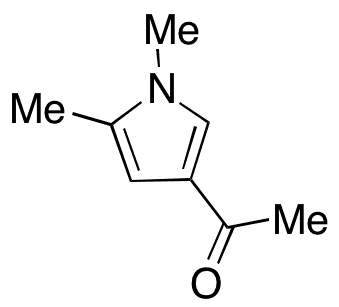 4-Acetyl-1,2-dimethylpyrrole - Chemical structure and product image