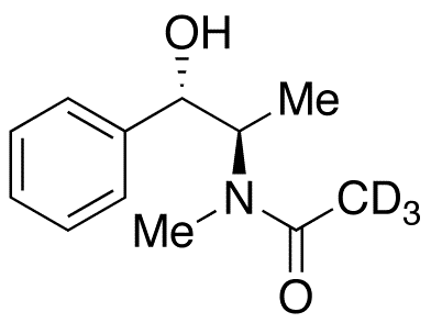 rac N-(Acetyl-d3) Ephedrine - Chemical structure and product image
