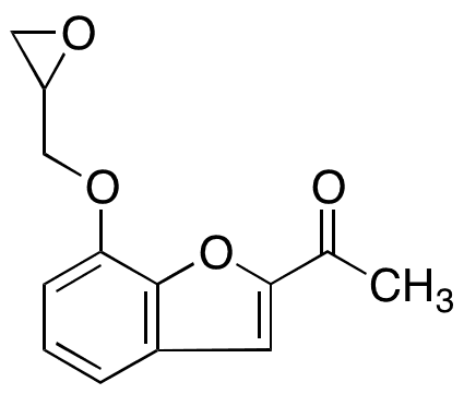 2-Acetyl-7-(2,3-epoxypropoxy)benzofuran - Chemical structure and product image