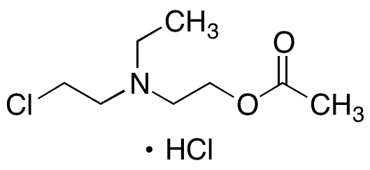 Acetylethylcholine Mustard Hydrochloride - Chemical structure and product image