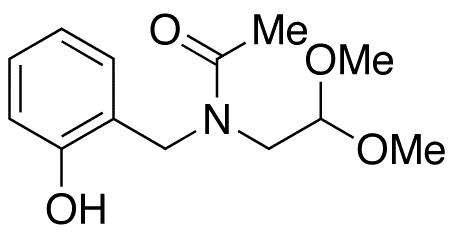 N-Acetyl-N-(2,2-dimethoxyethyl)-2-hydroxybenzylamine - Chemical structure and product image