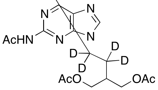N-Acetyl Famciclovir-d4 - Chemical structure and product image