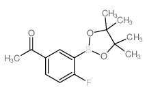 5-Acetyl-2-fluorophenylboronic acid, pinacol ester - Chemical structure and product image