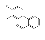 2-Acetyl-4-fluoro-3-methylbiphenyl - Chemical structure and product image