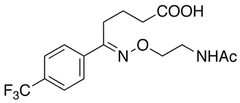 N-Acetyl Fluvoxamine Acid - Chemical structure and product image