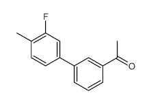 3-Acetyl-3-fluoro-4-methylbiphenyl - Chemical structure and product image