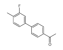 4-Acetyl-3â€™-fluoro-4â€™-methylbiphenyl - Chemical structure and product image