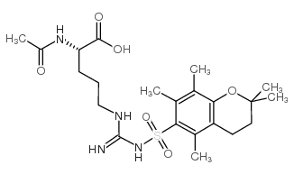 Ac-arg(pmc)-oh - Chemical structure and product image
