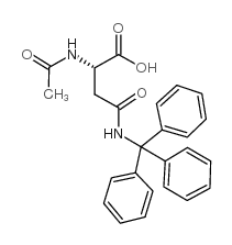 Ac-asn(trt)-oh - Chemical structure and product image