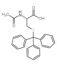 Ac-cys(trt)-oh - Chemical structure and product image