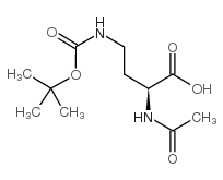Ac-dab(boc)-oh - Chemical structure and product image