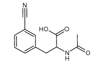 Ac-dl-phe(3-cn)-oh - Chemical structure and product image