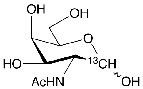 N-Acetyl-D-galactosamine-13C - Chemical structure and product image