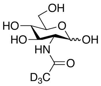 N-Acetyl-D-glucosamine-d3 - Chemical structure and product image