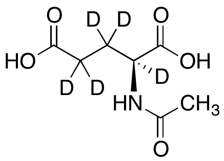N-Acetyl-L-glutamic-2,3,3,4,4-d5 Acid - Chemical structure and product image