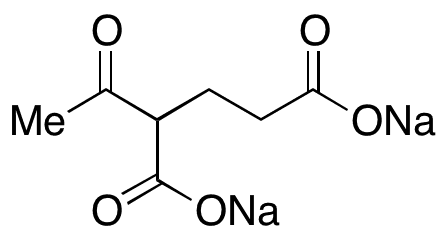 2-Acetylglutaric Acid Sodium Salt - Chemical structure and product image