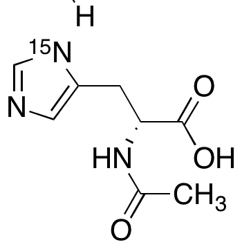 N-Acetyl-D-histidine-3-15N - Chemical structure and product image