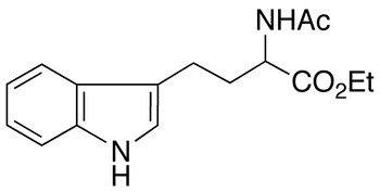 N-Acetyl-D,L-homotryptophan Ethyl Ester - Chemical structure and product image