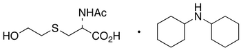 N-Acetyl-S-(2-hydroxyethyl)-L-cysteine Dicyclohexylammonium Salt - Chemical structure and product image