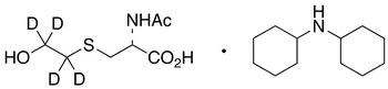 N-Acetyl-S-(2-hydroxyethyl-d4)-L-cysteine Dicyclohexylamine Salt - Chemical structure and product image