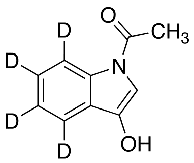 1-Acetyl-3-indoxyl-d4 - Chemical structure and product image