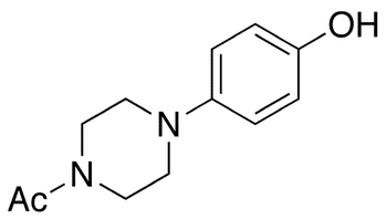 1-Acetyl-4-(4-hydroxyphenyl)piperazine - Chemical structure and product image