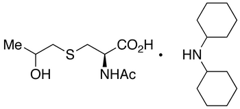 N-Acetyl-S-(2-hydroxypropyl)cysteine Dicyclohexylammonium Salt - Chemical structure and product image