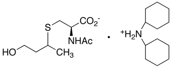 N-Acetyl-S-(3-hydroxypropyl-1-methyl)-L-cysteine Dicyclohexylammonium Salt (Mixture of Diastereomers) - Chemical structure and product image