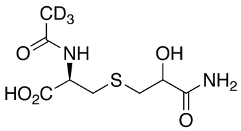 N-Acetyl-S-(2-hydroxy-3-propionamide)-L-cysteine-d3 Dicyclohexylammonium Salt - Chemical structure and product image